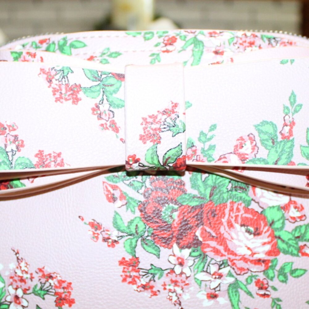 NWT Betsey Johnson Shabby Chic Bow front crossbody Purse DARLING!! - Picture 3 of 10